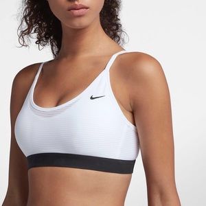 Nike White Indy Bra